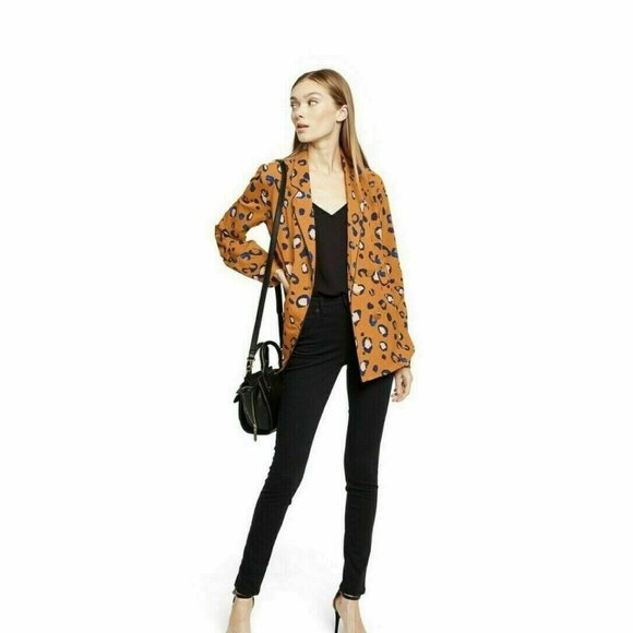 3.1 Phillip Lim Women's Leopard Print Blazer - Picture 4 of 4